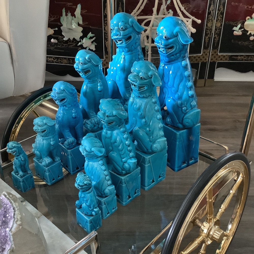 Full set of 16 FOO Dogs